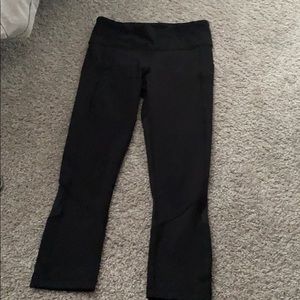 Lululemon Black Pace Rival Crops